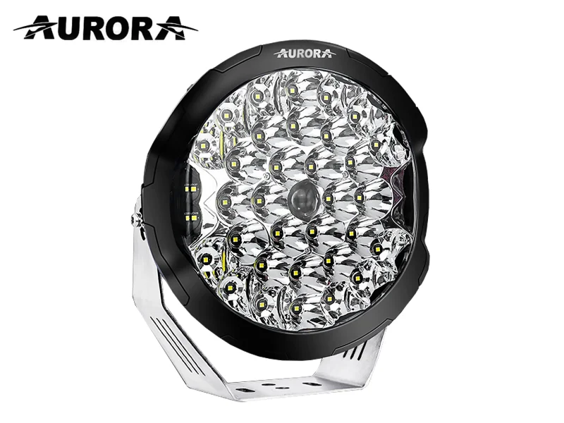 Светодиодная фара Aurora ALO-CR7-B 41 диод 130 ватт, ЛАЗЕР