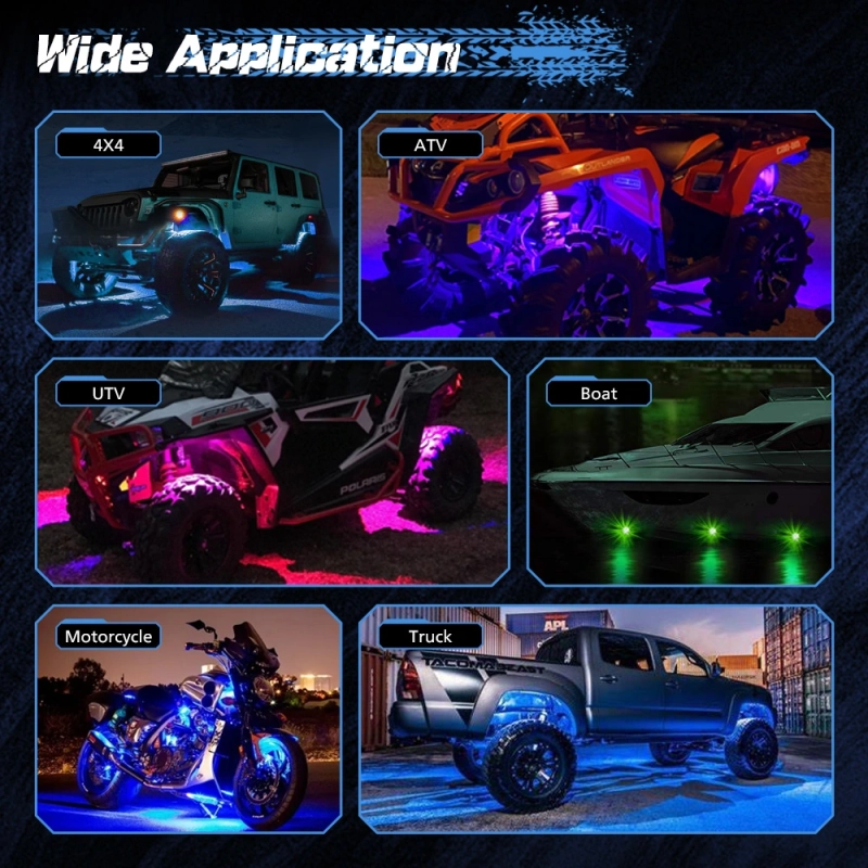 Светодиодная подсветка Lock Light 6 модулей ALO-Y3-RGBW-6 7