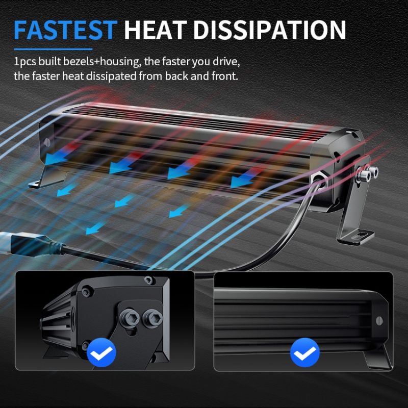 Светодиодная балка ALO-D8-30-R5Y1-Q 60 диодов 300W + RGB 3