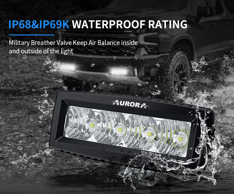 Светодиодная фара дальнего света Aurora 20W ALO-M-L-4-P7D1 4