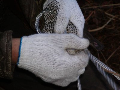 Как заплести порванный лебедочный трос 7