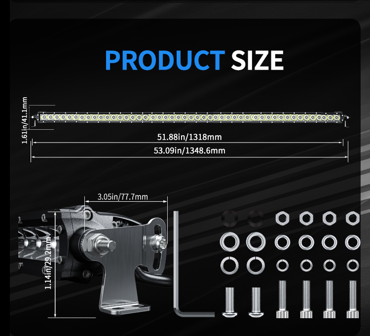 Светодиодная балка 50" Aurora 250W ALO-S1-50-P7E7D1 комбинированный свет 2