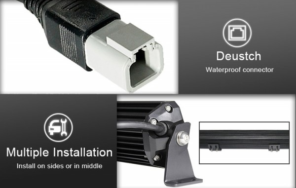 Светодиодная балка Aurora ALO-D6D1-50 100 диодов 500 w 2