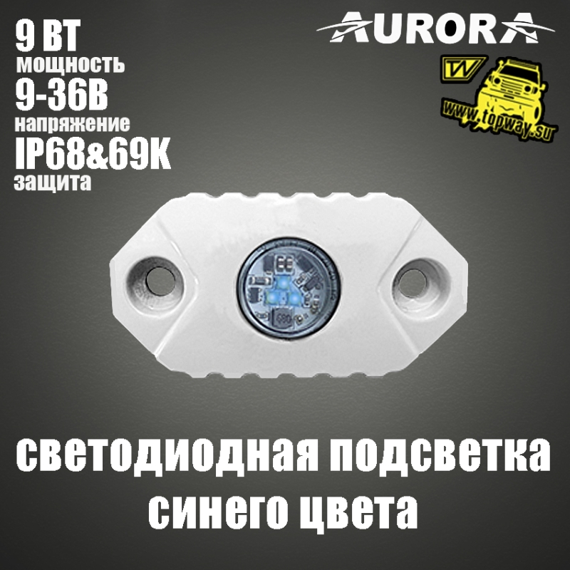 Светодиодня подсветка Aurora Rock Light 9W синий свет ALO-M-Y-D-2-L 1