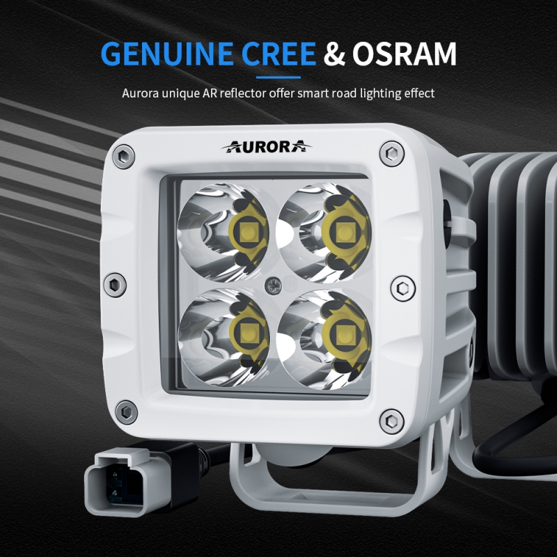 Светодиодная фара Aurora 40W ALO-M-T-2-P4T дальний золотой свет 2