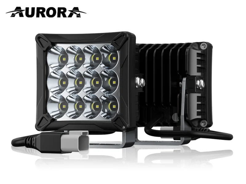 Светодиодная фара Aurora ALO-W-4-C27T3 12 диодов 120 ватт Дальний свет