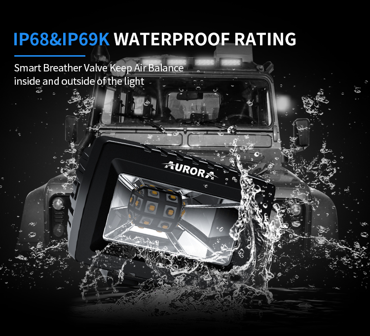 Светодиодная фара панорамного света Aurora 20W ALO-M-L-2-E13T 4