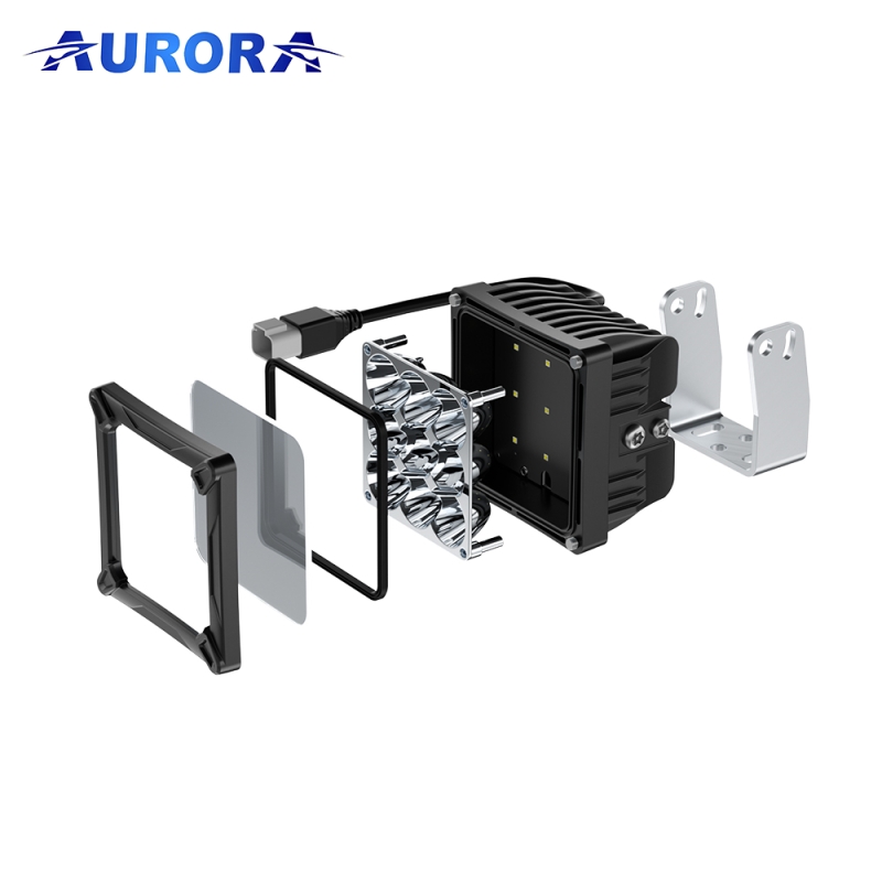 Светодиодная фара рабочего свет 120W ALO-MK-W-4-C27T3 5