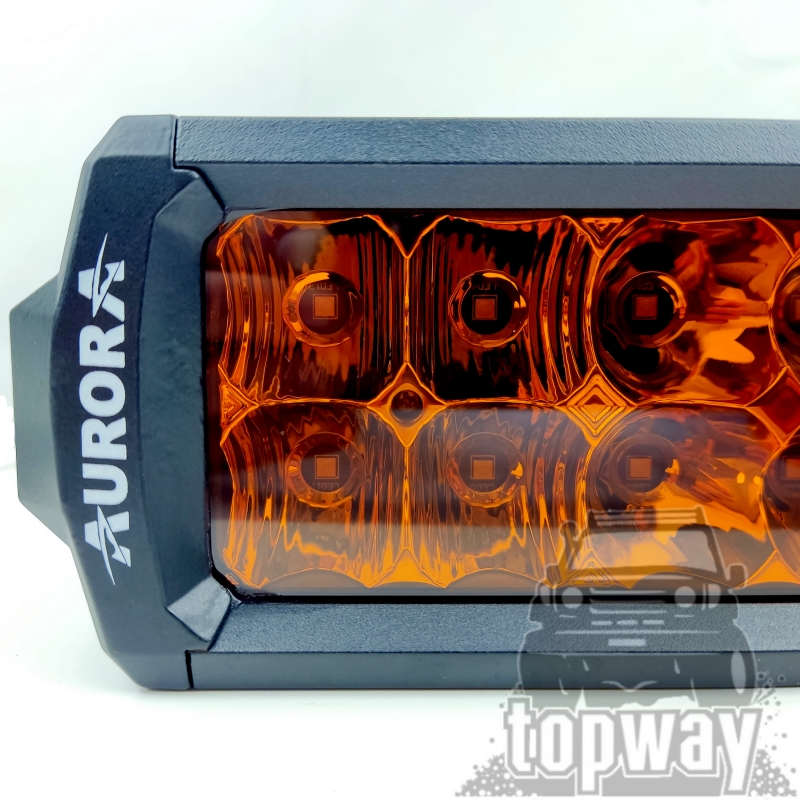 Светодиодная фара дополнительного света Aurora 20 диода 100W ЯНТАРЬ