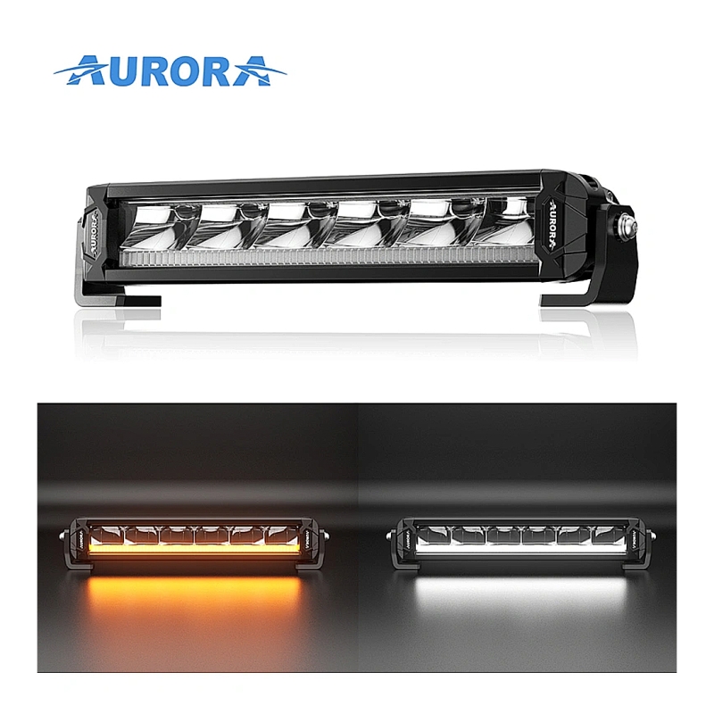Светодиодная балка Aurora ALO-P-S10-10-R13Y-AW, 75W, комбинированный свет, ДХО белый/янтарь