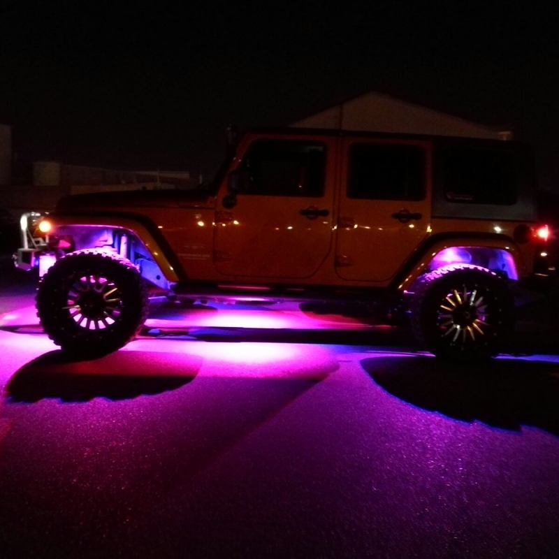 Светодиодная подсветка Rock Light 6 модулей ALO-Y1D-2-RGB-D6 8