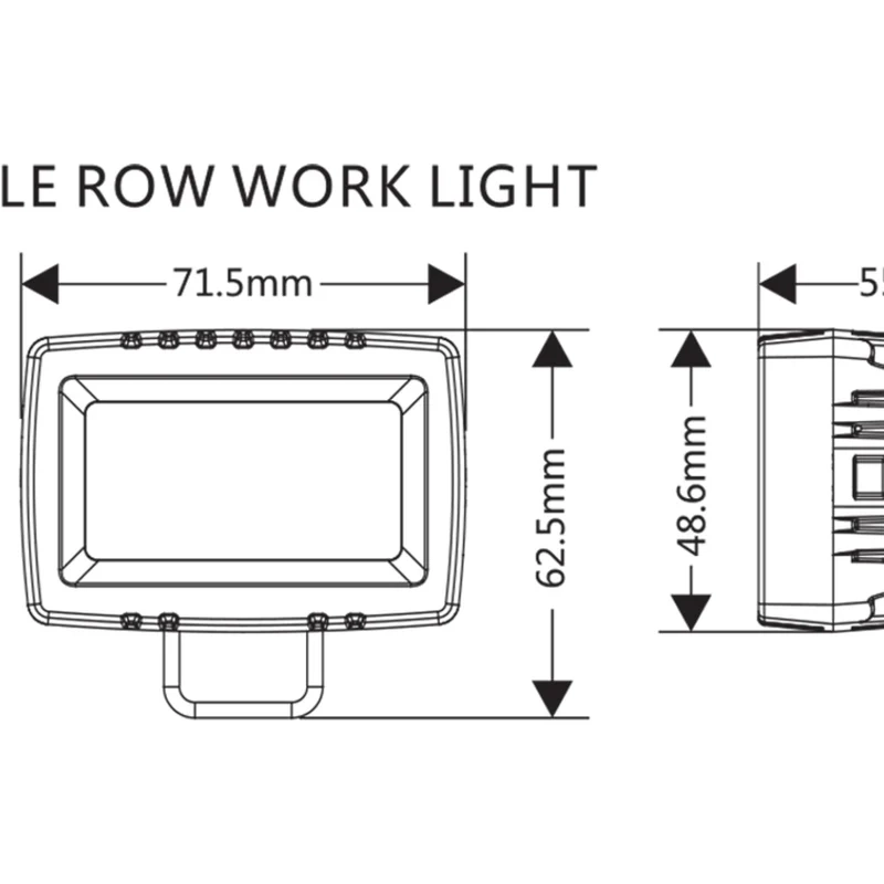 Светодиодная фара панорамного света Aurora 20W ALO-M-L-2-E13T 0
