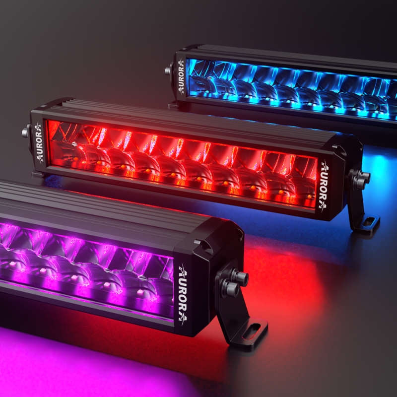 Светодиодная балка ALO-D8-20-R5Y1-Q 40 диодов 200W + RGB 1