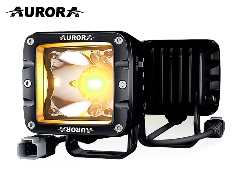 Дувухфункциональная светодиодная фара Aurora ALO-2-P23H1 6 диодов 30 ватт ДАЛЬНИЙ