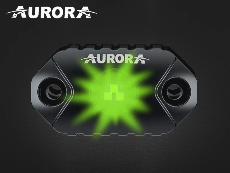 Светодиодная подсветка Rock Light 9W ALO-Y-2-G свет ЗЕЛЁНЫЙ