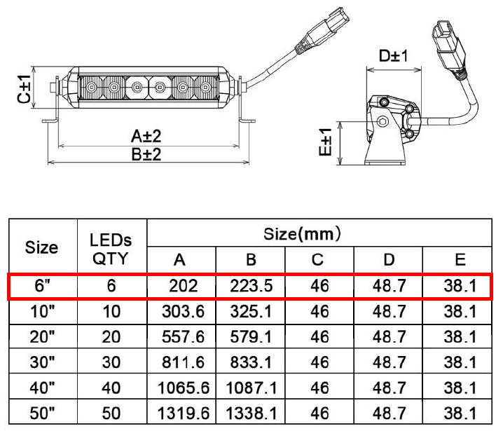 Светодиодная балка Aurora ALO-T-S5D1-6-H 6 диодов 30w Золото 0
