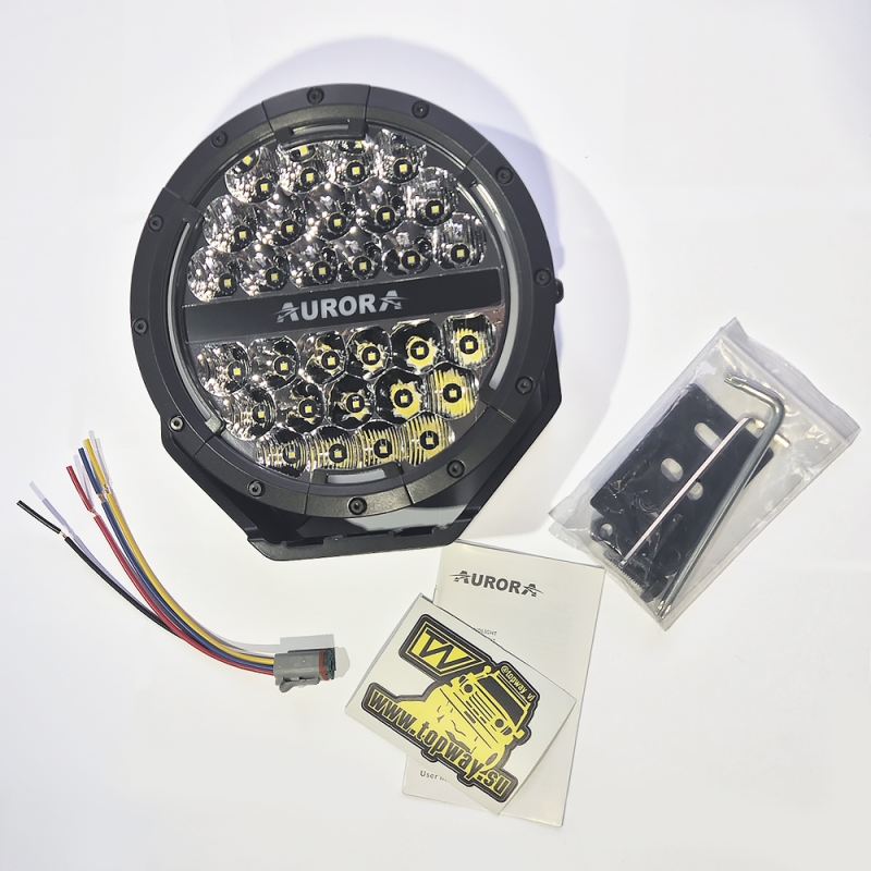 Светодиодная фара AURORA 150W ALO-R-9-C31D-AW Комбинированный свет + ДХО 0