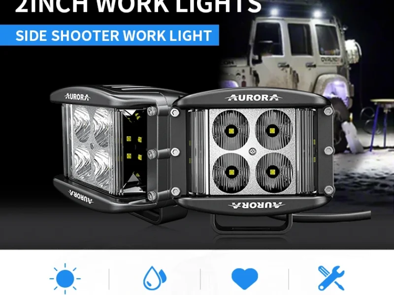 Светодиодная фара Aurora ALO-2-P4E15D1 40W, ДАЛЬНИЙ +180&deg; 8