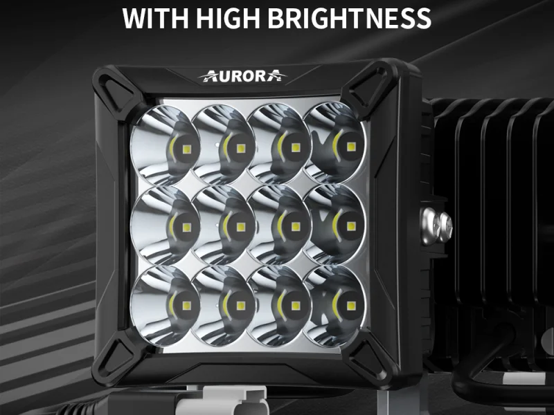 Светодиодная фара Aurora ALO-W-4-C27T3 12 диодов 120 ватт Дальний свет 0
