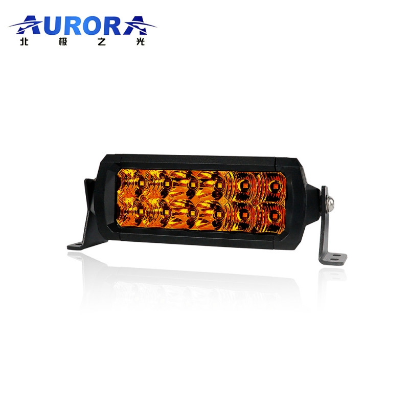 Светодиодная балка дополнительного света Aurora 12 диода 60W ЯНТАРЬ